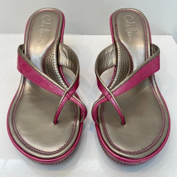 Cole Haan Shoes - Cole Haan with Nike Air Sole Platform Sandal / Flip Flop (Size 8)